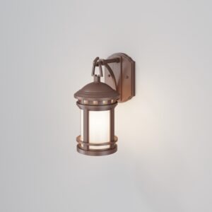 Wall lamp Salamanca E27 IP44 Brown