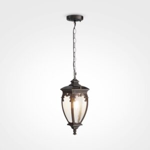 Outdoor Pendant lamp Fleur E27 Antique Bronze