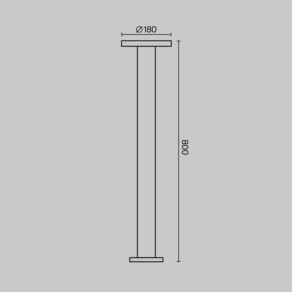 Landscape lighting Wald 80cm LED 12W - Image 7