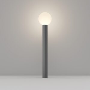 Landscape lighting Bold 80cm, 20cm dome E27, graphite