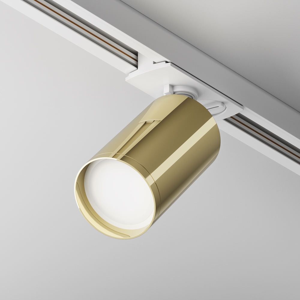 Track Lighting Focus S gold/white