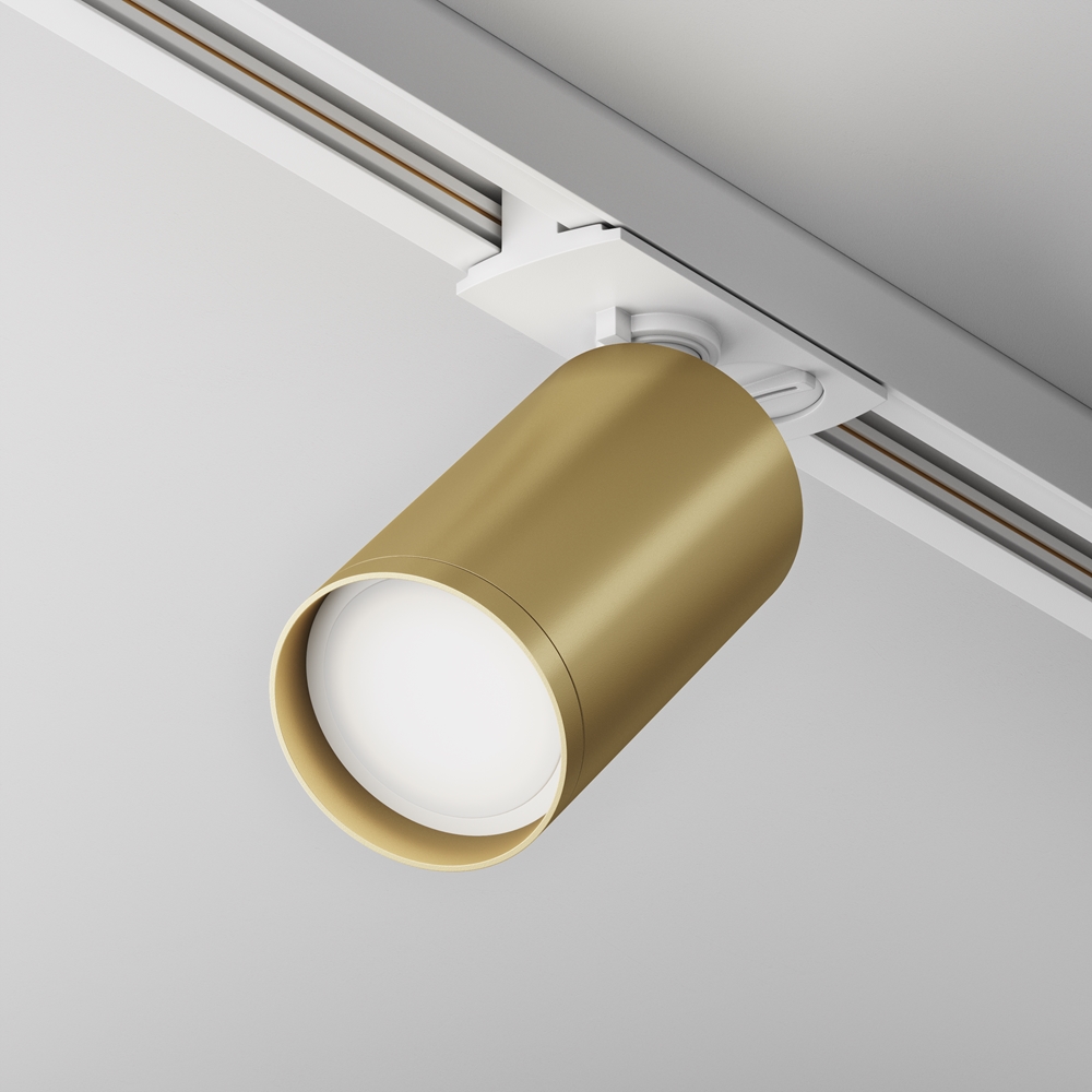 1F Track Light Focus S GU10 Matte Gold