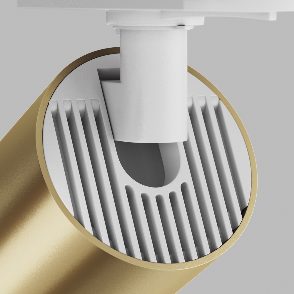 1F Track Light Focus S GU10 Matte Gold - Image 3