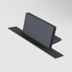 Maytoni 1F recess track endcap black