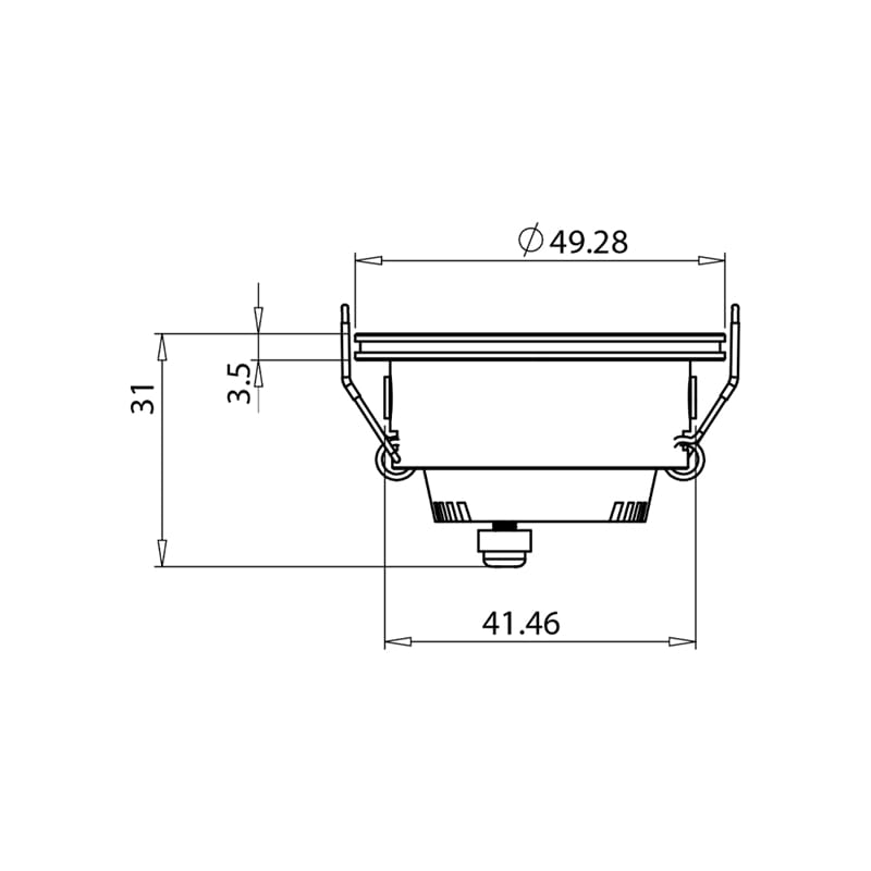 IP44 LED moodul 700mA 2,5W 3000K 182lm 40° valge - Image 4