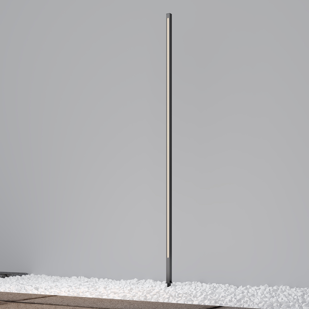 Landscape lighting POLE 1.6m LED IP65 Graphite Grey