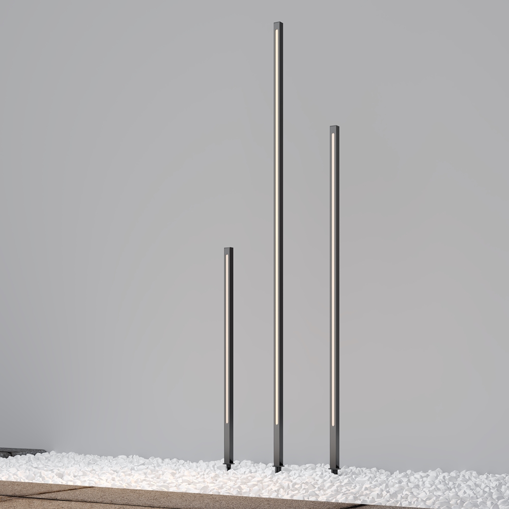 Landscape lighting POLE 1.6m LED IP65 Graphite Grey - Image 2