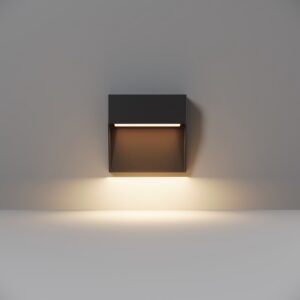 IP54 Wall lamp MANE 10x10x3,2cm 3W 3000K 100lm black