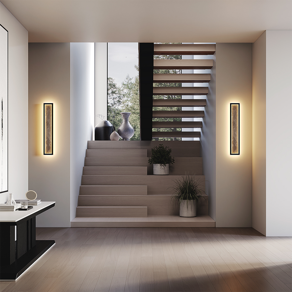 design wall lamp led black MOD311WL-L55B3K 60cm natural 1