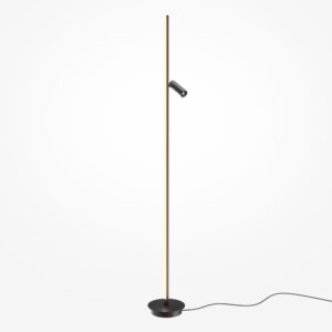 Floor lamp Thin 2 LED 1,55m 14W 3000K 800lm dim switch, black