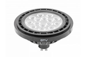 AR111 LED 12,5W 3000K 1100lm 40° GU10 230V Black