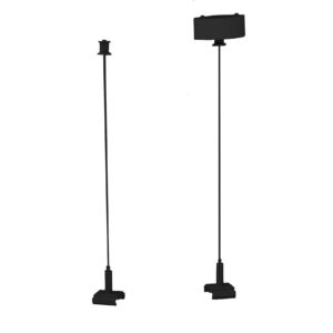 1,5m Cable suspension set with canopy for LED pendant lamp LINKLINE50, black