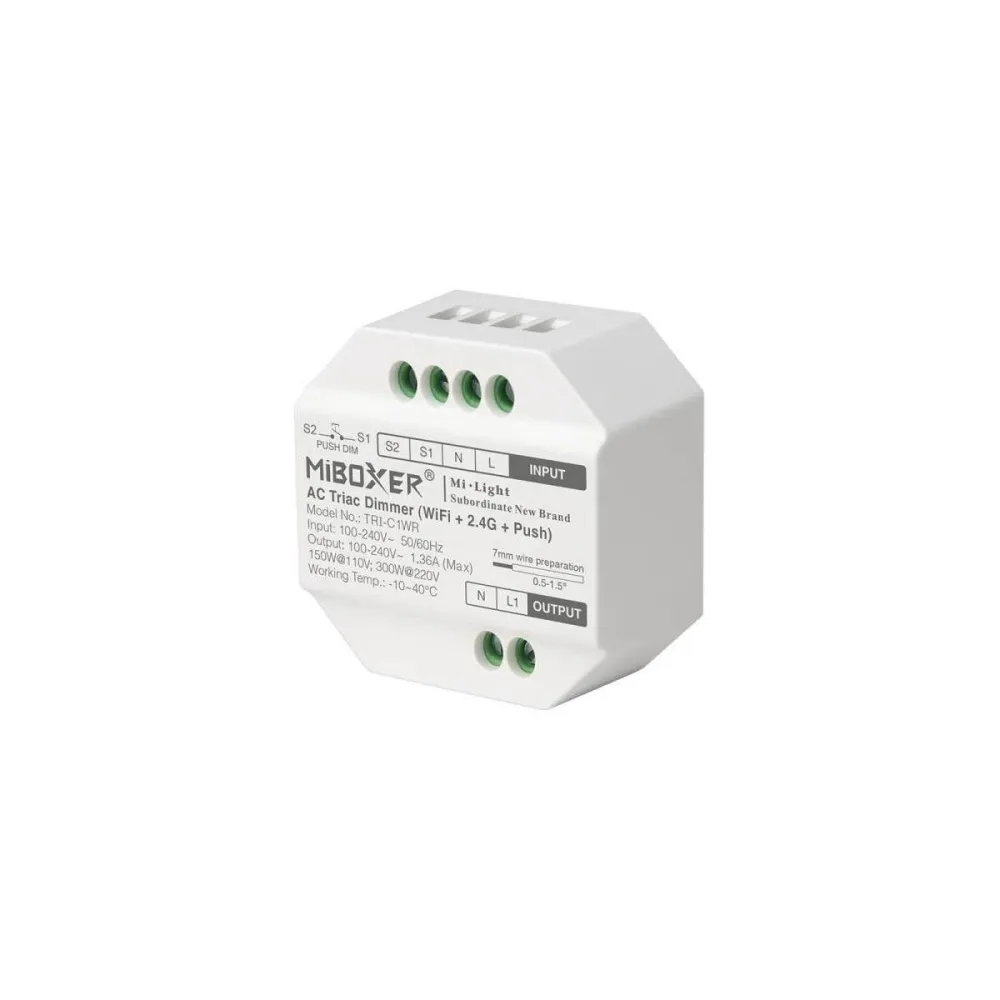 AC LED dimmer Triac (WiFi + 2.4G + Push) Tuya SMART 100-240V MiBoxer