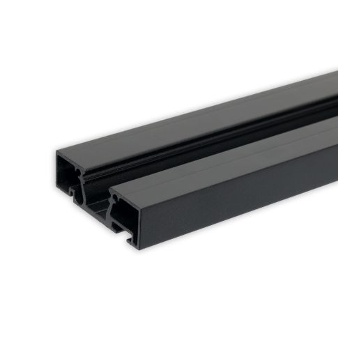 45x14mm profile CURTAIN Single, black RAL9005, 200cm - Image 9