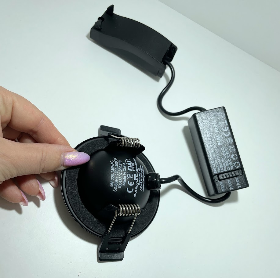 Sphere-68 6W 40° 660lm 2700|3000|4000K CRI90, white, dimmable LED downlight, swiveling - Image 9