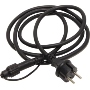 230V Light chain start cable 1,8m CONNECTA, SYSTEM EXPO black