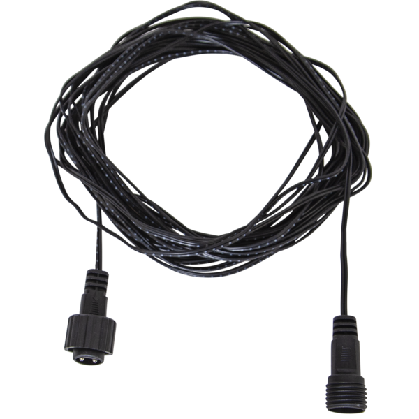 SERIE LED extension PVC cable 10m black