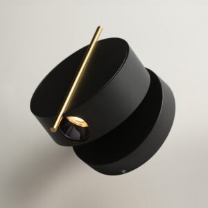 Wall lamp NUANCE LED 3W 200lm 3000K black/gold by MAYTONI