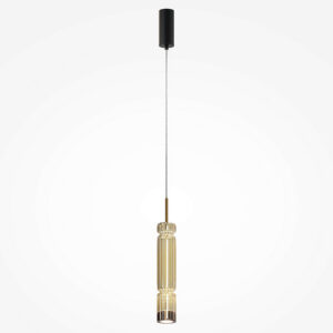 Pendant lamp ORDO LED 8W 920lm 3000K Black/Gold/Amber