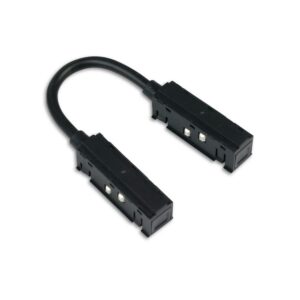 Track48 linear connector flexible, 180° bendable, current carrying, black, max. 6A, 4-pole