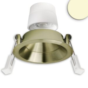 LED spotlight 5W 3000K 420lm 36° CRI90 DIM BACK68 Brass Gold