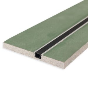 Plaster10 One moisture-resistant plasterboard panel 12.5mm, with profile insert and cover, 200cm
