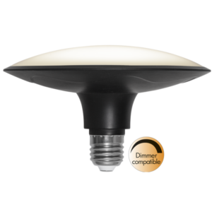 LED bulb/lamp E27 20W 3000K 1300lm Dimmable D16cm Black