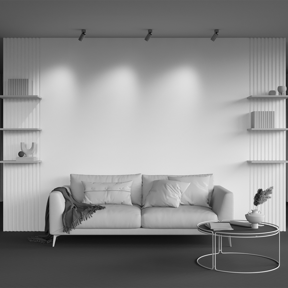 Ceiling lamp CALIPSO GU10 adjustable, Brass ribbed - Image 5