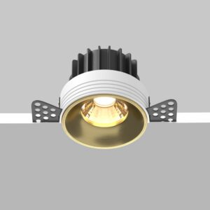 Downlight Roundz 3000K 12W 50° 810lm trimless Brass