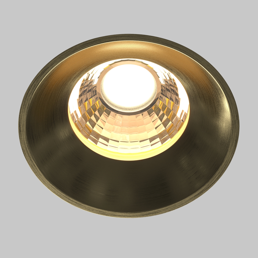 Downlight Roundz 3000K 12W 50° 810lm trimless Brass - Image 4
