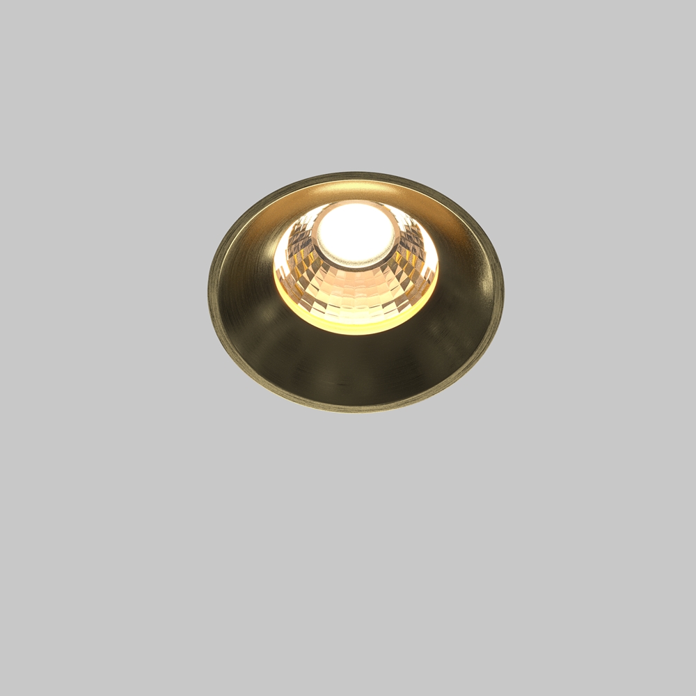 Downlight Roundz 3000K 12W 50° 810lm trimless Brass - Image 3