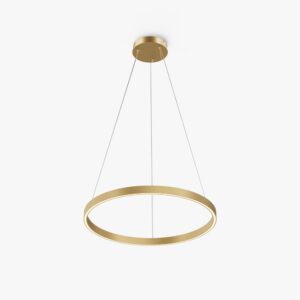 Pendant lamp LED RIM60 3000K 2200lm DIM Brass