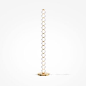 Floor lamp Amulet 132cm LED 33W 1550lm 3000K Gold/Transparent