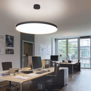 LED Pendant lamp SOMA Up&Down DN1000 Down 80W|100W+8W IP42 2700|3000|4000K, dimmable, Black
