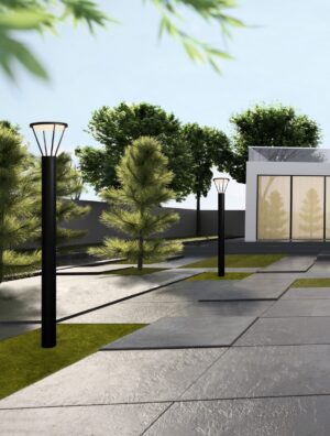 Landscape lamp VIRTUS 183cm LED 16W 3000K 1190lm IP65 Anthracite