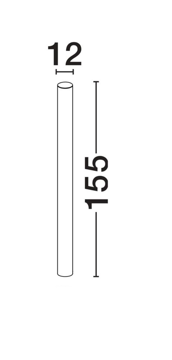 Landscape lamp VIRTUS 183cm LED 16W 3000K 1190lm IP65 Anthracite - Image 7