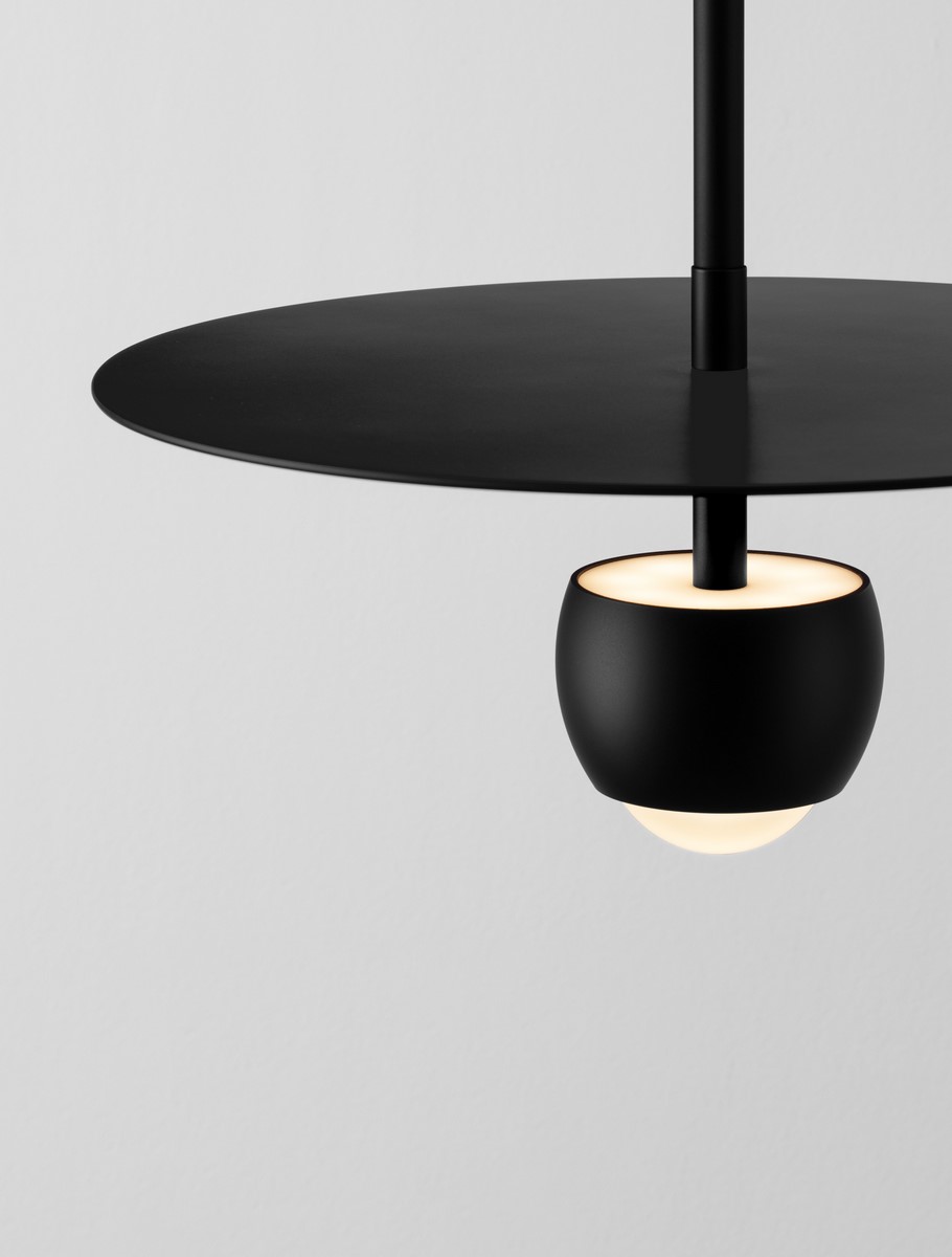 EDEM LED 8W 3000K 590lm 30cm Black pendant - Image 5