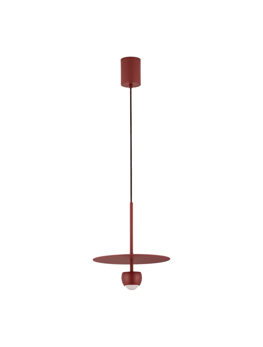 EDEM LED 8W 3000K 590lm 30cm Red pendant - Image 2