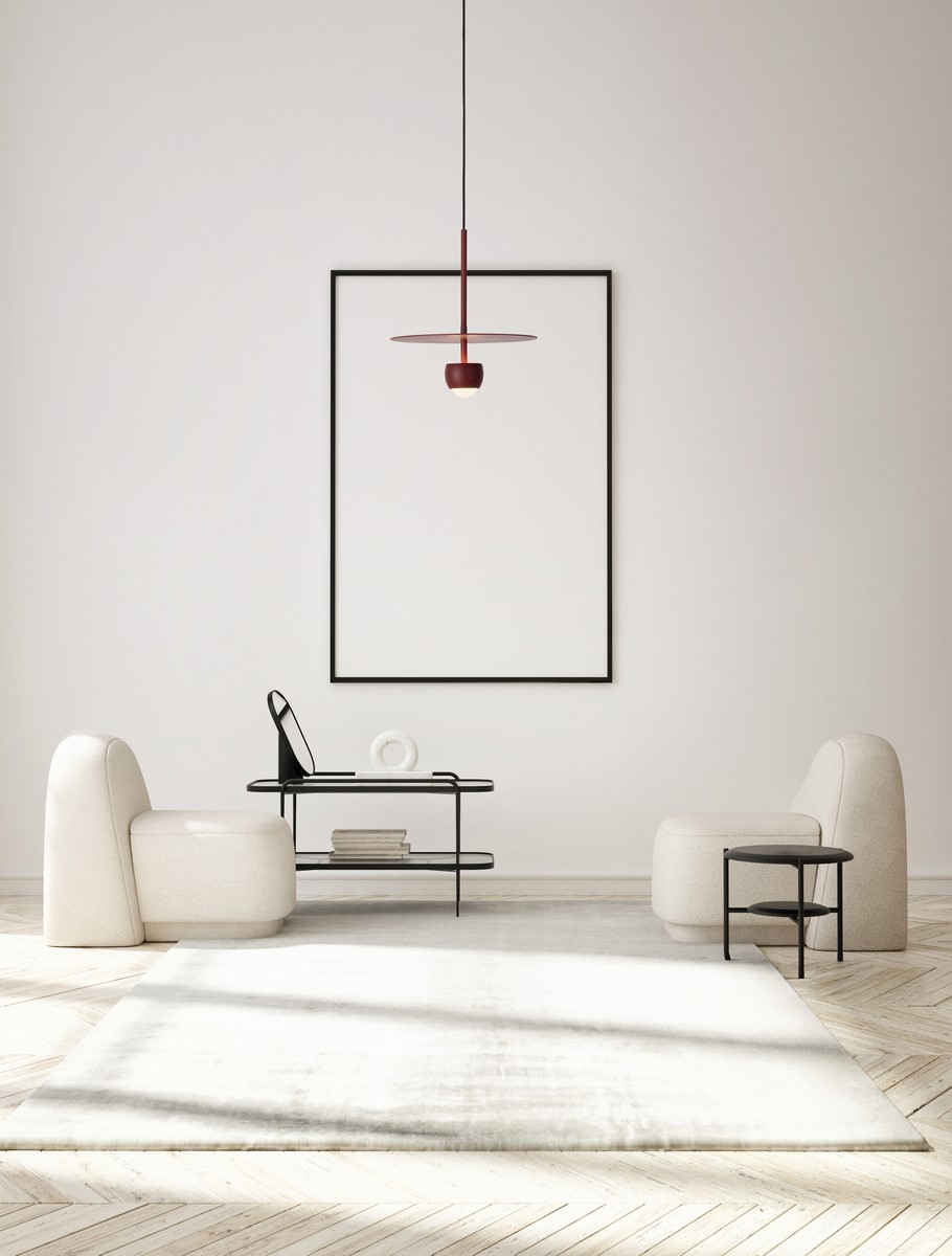 EDEM LED 8W 3000K 590lm 30cm Red pendant