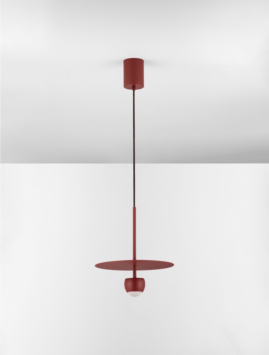 EDEM LED 8W 3000K 590lm 30cm Red pendant - Image 3