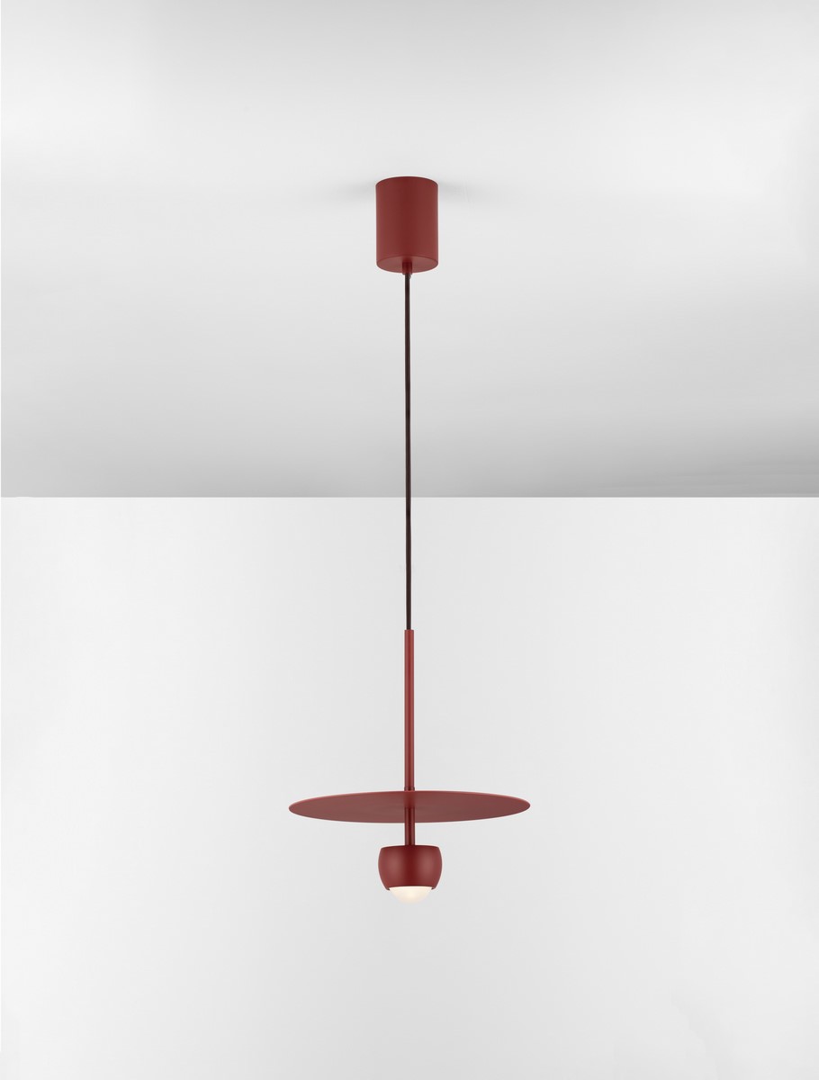 EDEM LED 8W 3000K 590lm 30cm Red pendant - Image 4