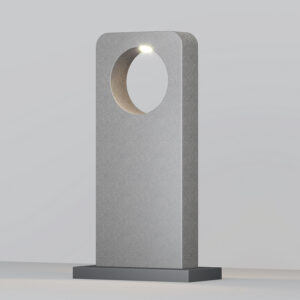 Bollard landscape luminaire Betone 74cm 7W 3000K 500lm CRI90 IP65 Grey